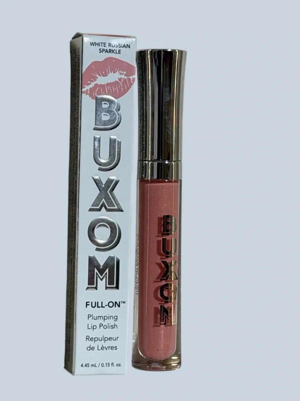 Buxom Full-On Plumping Lip Polish — White Russian Sparkle (Pink)